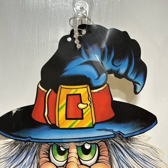Vintage Halloween 1988 Beistle 40" Die Cut Jointed Hinged Witch Decoration - Picture 3 of 17
